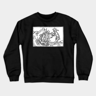 The Devil Belial Before The Gate of Hell Crewneck Sweatshirt